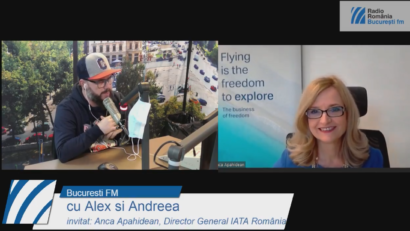 Anca Apahidean, Director General IATA România: ”Aplicația IATA Travel Pass este gratuită pentru pasageri”