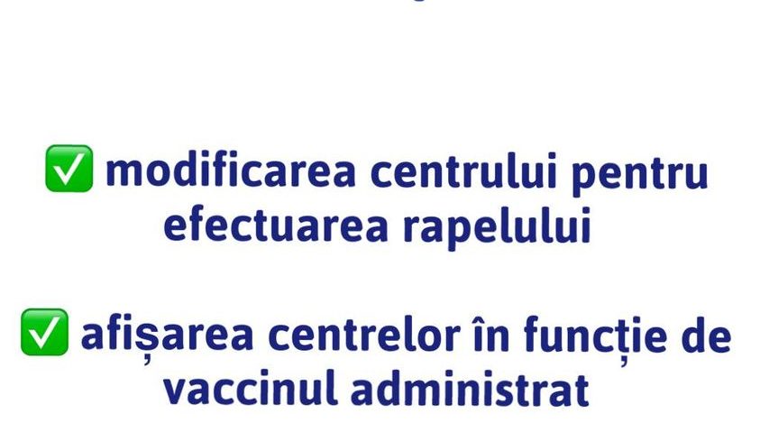 RO Vaccinare: Platforma informatică a fost optimizată!