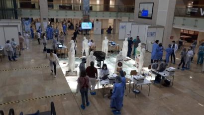 Studenți la medicină militară, voluntari la „Maratonul vaccinării pentru viață”