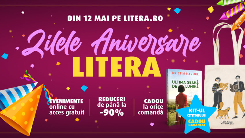 Editura Litera sărbătorește 32 de ani cu 5 zile de evenimente speciale, reduceri la cărți și cadouri garantate