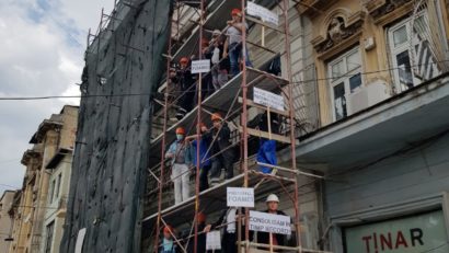 PMB: A fost consolidată o clădire din Centrul Istoric, având o vechime de 200 de ani