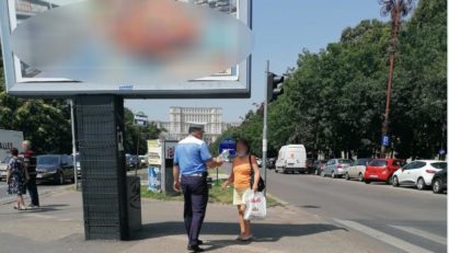 Echipe mixte formate din polițiști locali și angajați DGASMB vor oferi apă persoanelor vulnerabile expuse caniculei!