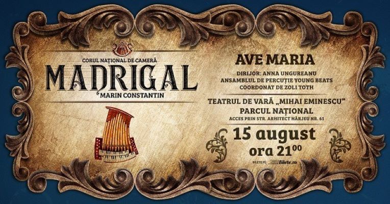 Corul Madrigal revine LIVE pe scenă cu Concertul Extrordinar „Ave Maria”!