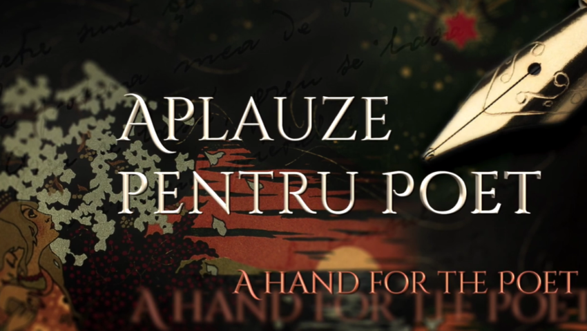 “Aplauze pentru poet / A Hand for the Poet” – un proiect online de promovare a poeziei româneşti