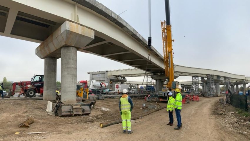 Pasajul de la Domnești ar putea fi inaugurat la începutul toamnei viitoare!