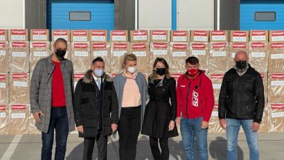 100 de concentratoare de oxigen și 3.000 măști de oxigen ajung astăzi în spitalele din țară!