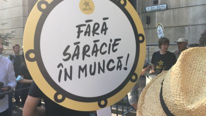 Protest Declic la Ministerul Muncii: “Creșteți salariul minim!”