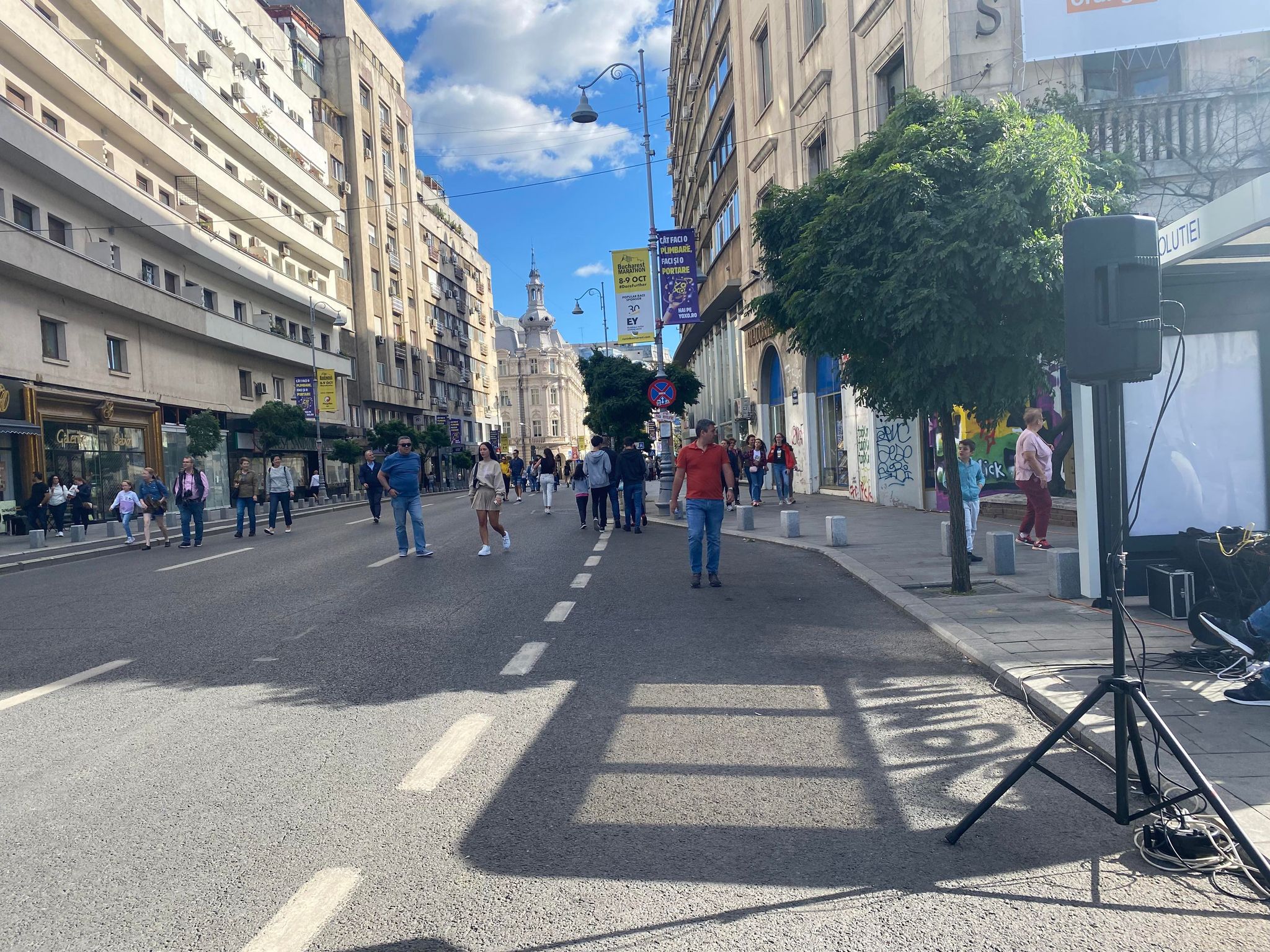 Oază urbană pe Calea Victoriei