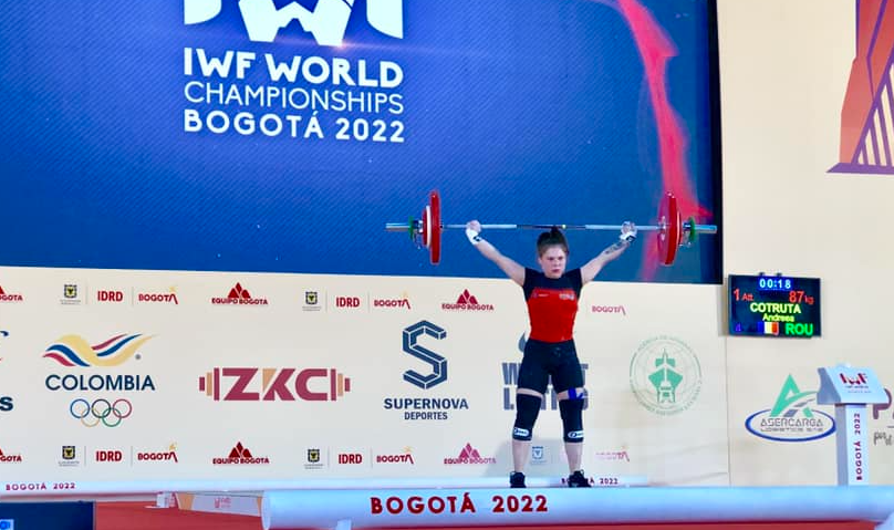 Andreea Cotruţa, clasată pe locul 4 la Mondialele de haltere din Columbia