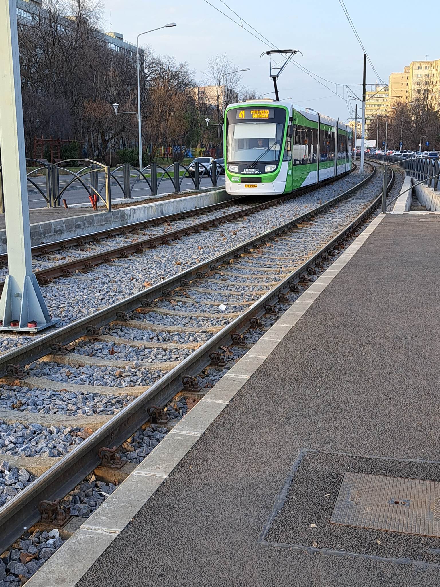 Tramvaie blocate în Capitală
