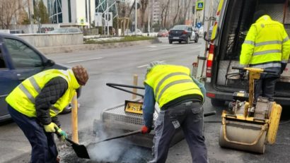 A început campania de plombare a gropilor din carosabil, în Sectorul 6