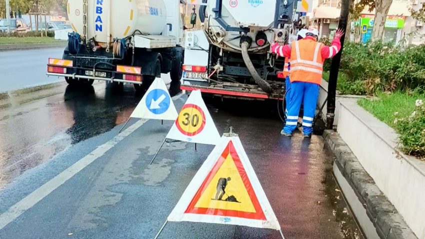 Curăţenia de pe bd. Iuliu Maniu – suspendată din cauza temperaturilor scăzute