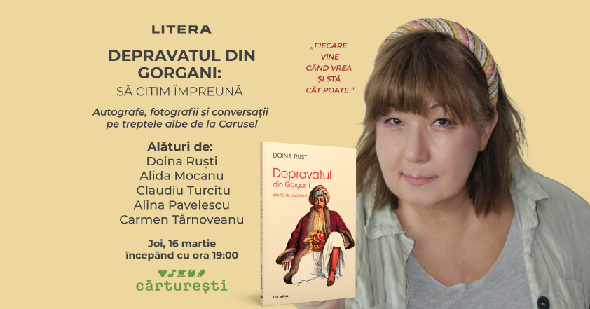 Să citim cu Doina Ruști la Cărturești Carusel