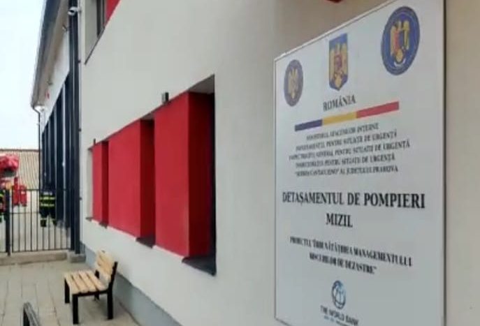 A fost inaugurat primul sediu al unui Detaşament de Pompieri, realizat cu finanţare de la Banca Mondială