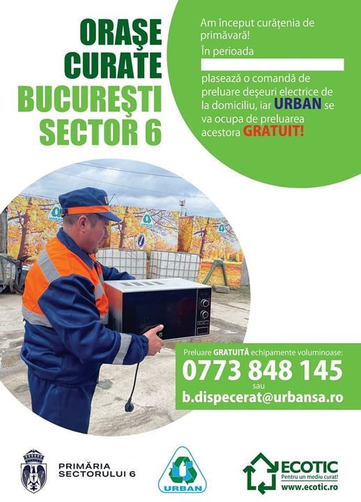 Colectare gratuită: mobilier, electrice și electrocasnice uzate