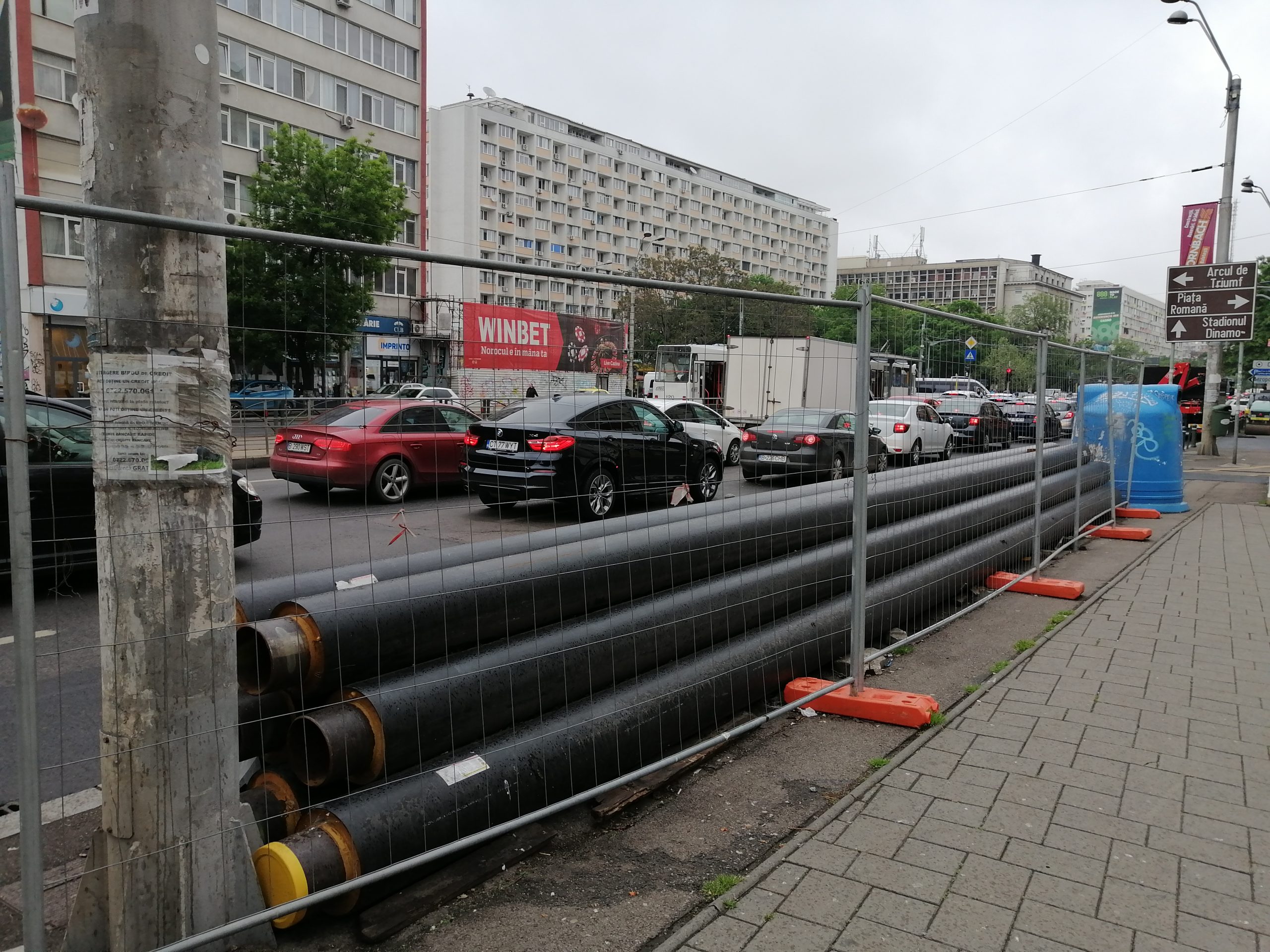 Trafic restricţionat în zona Calea Floreasca,din cauza lucrărilor de mentenanţă corectivă asupra reţelei de distribuţie a gazelor