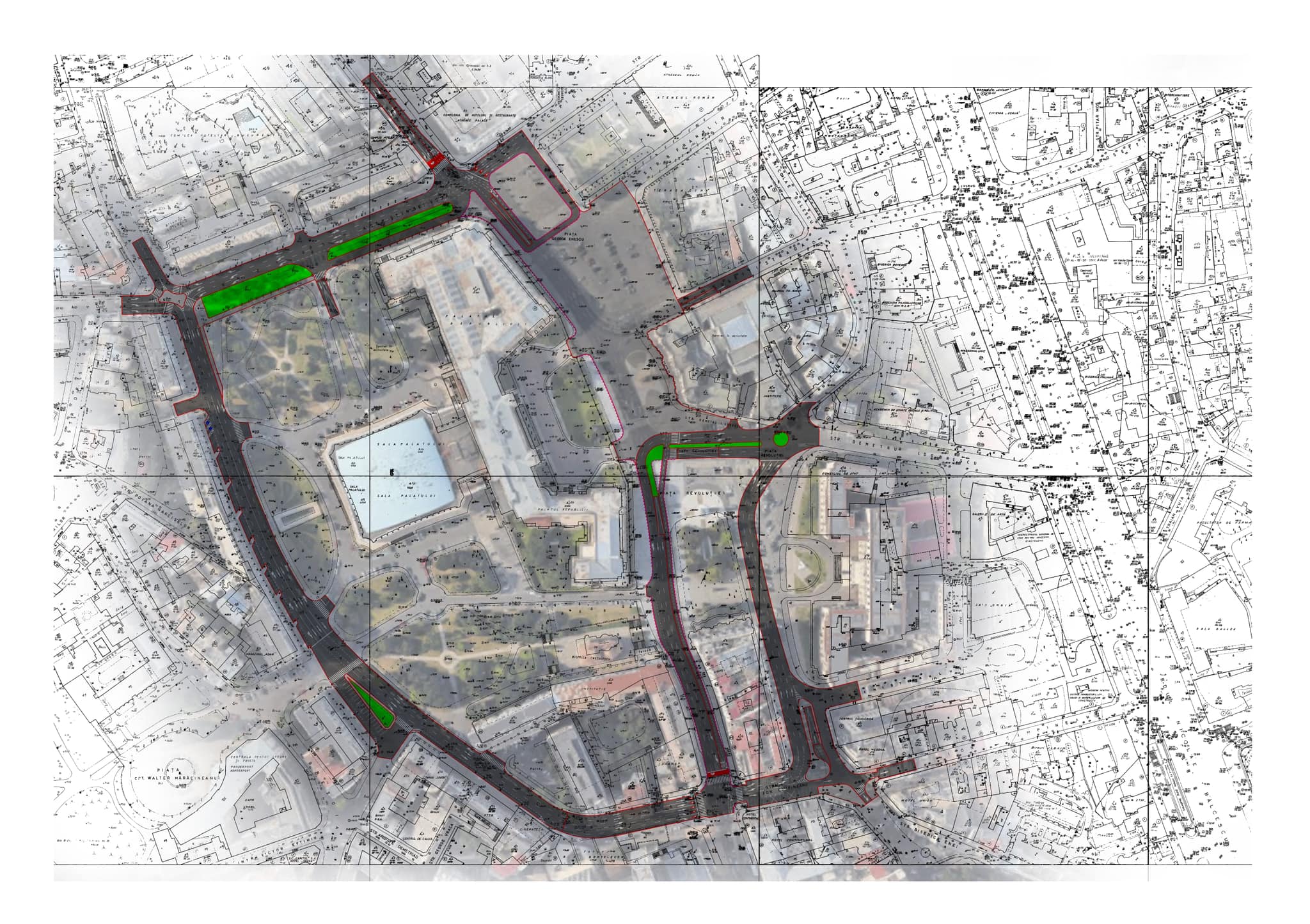PIAȚA REVOLUȚIEI, spațiu exclusiv PIETONAL!