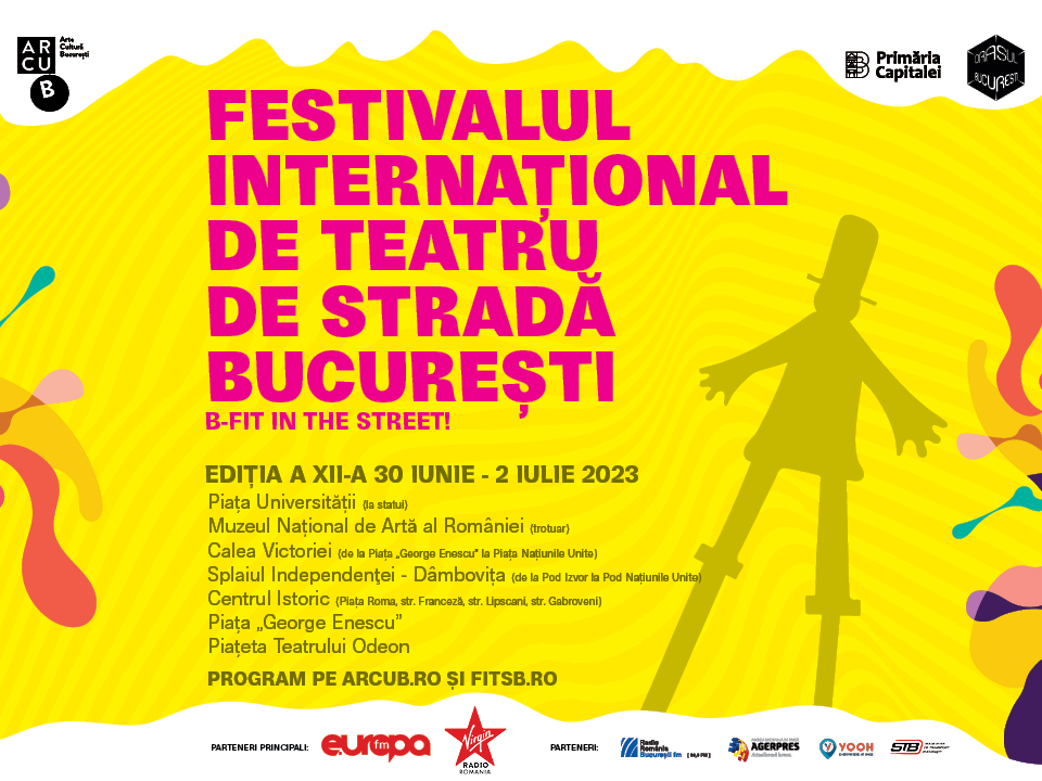 Cel mai mare Festival de Teatru de Stradă din România, B-FIT IN THE STREET! revine între 30 iunie și 2 iulie la București