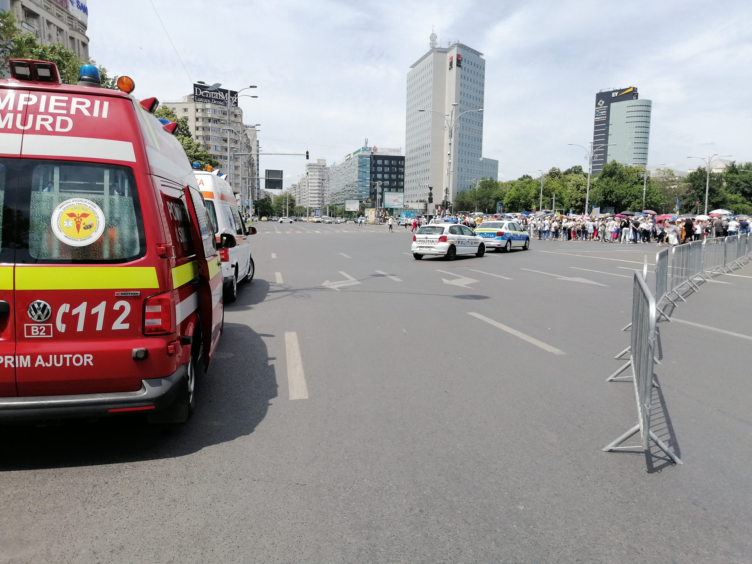 Probleme în trafic pentru bucureșteni din cauza protestului sindicaliștilor din Educație