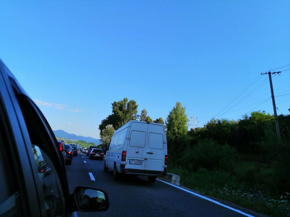 Trafic intens pe Valea Prahovei