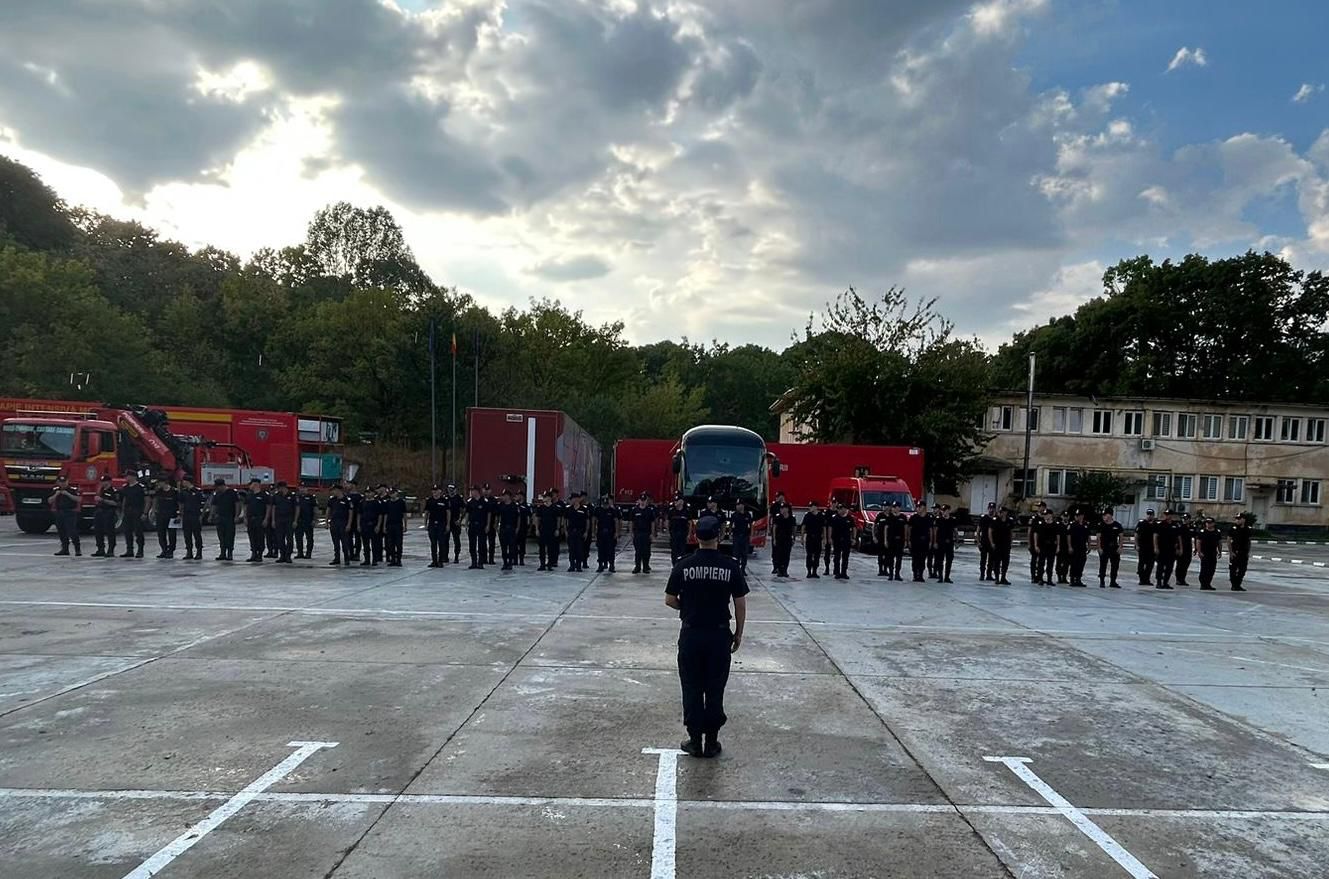 IGSU: Alţi 56 de pompieri au plecat în Grecia