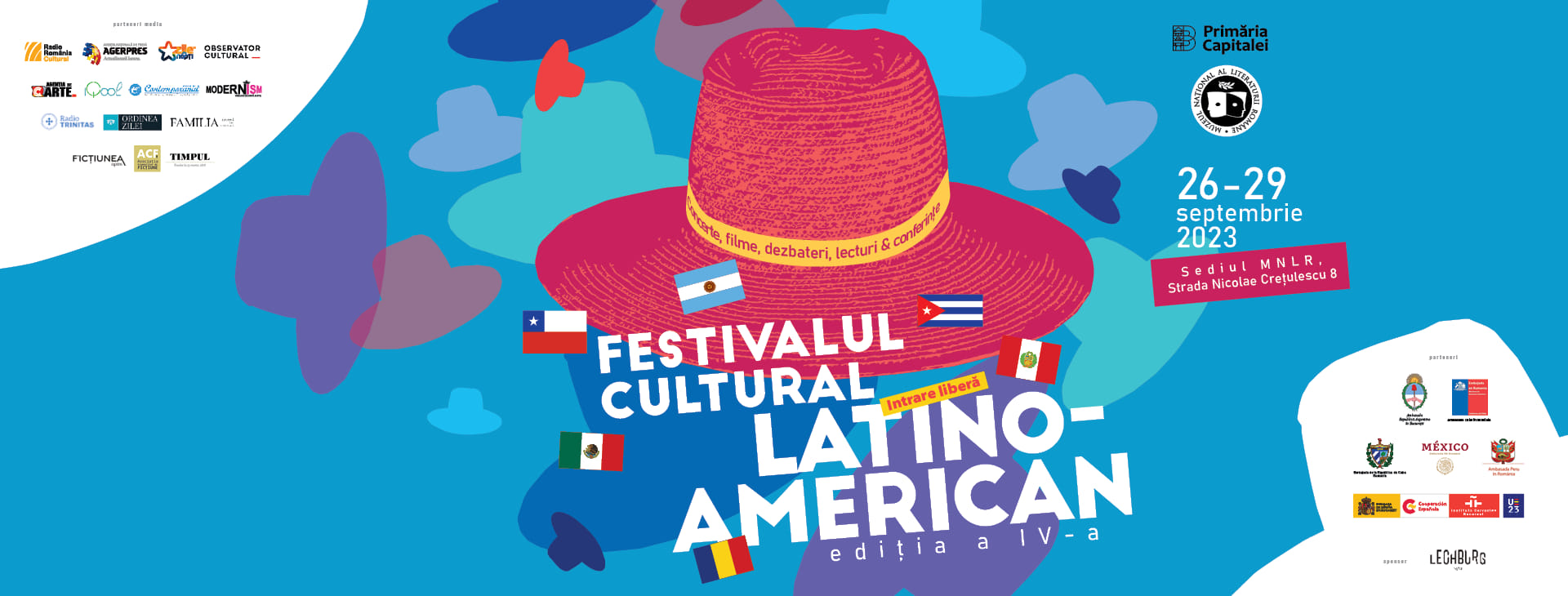Concerte, expoziții și proiecții de filme, la Festivalul Cultural Latino-American!