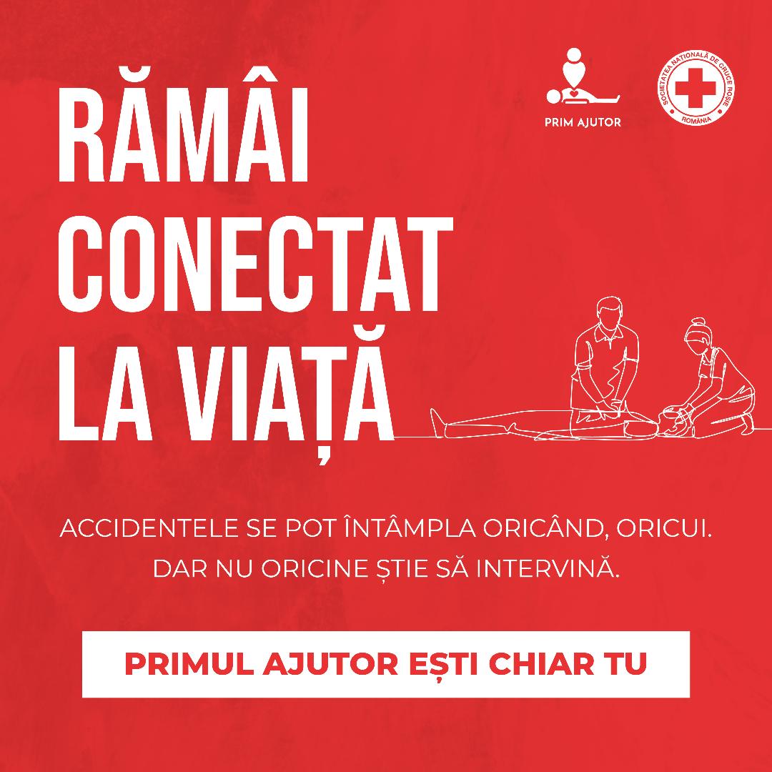 Crucea Roşie: Voluntari vor efectua manevre de resuscitare pe manechine, în stradă