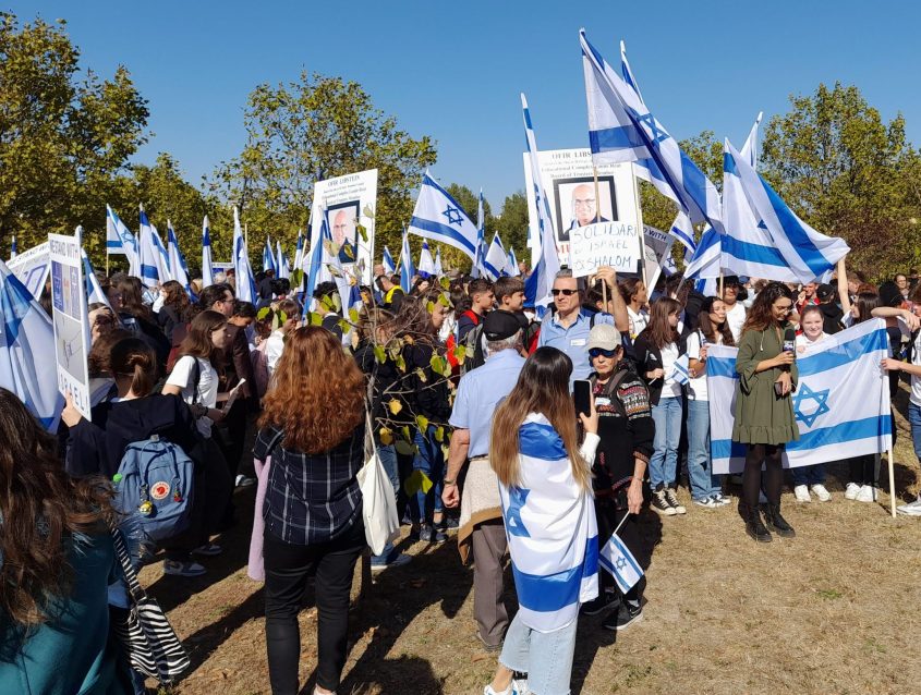 Miting „Solidari cu Statul Israel”, în Parcul Izvor