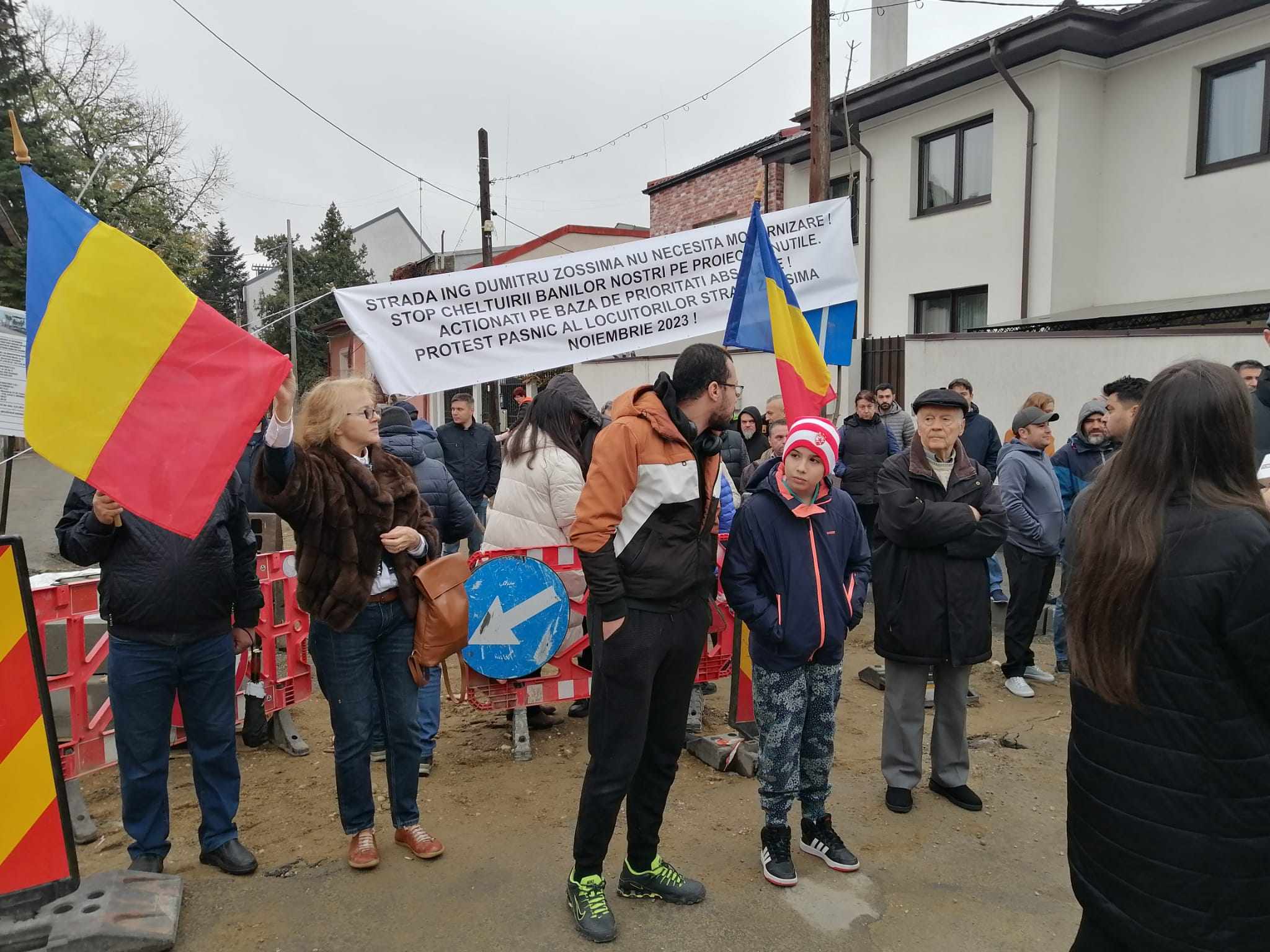 Protest împotriva proiectului ilegal de pe Strada Zosima!