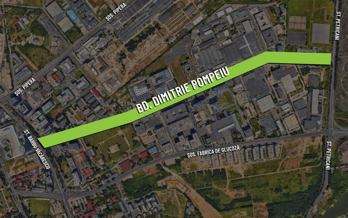 Start pentru modernizarea zonei Dimitrie Pompeiu – Șoseaua Pipera – Fabrica de Glucoză!