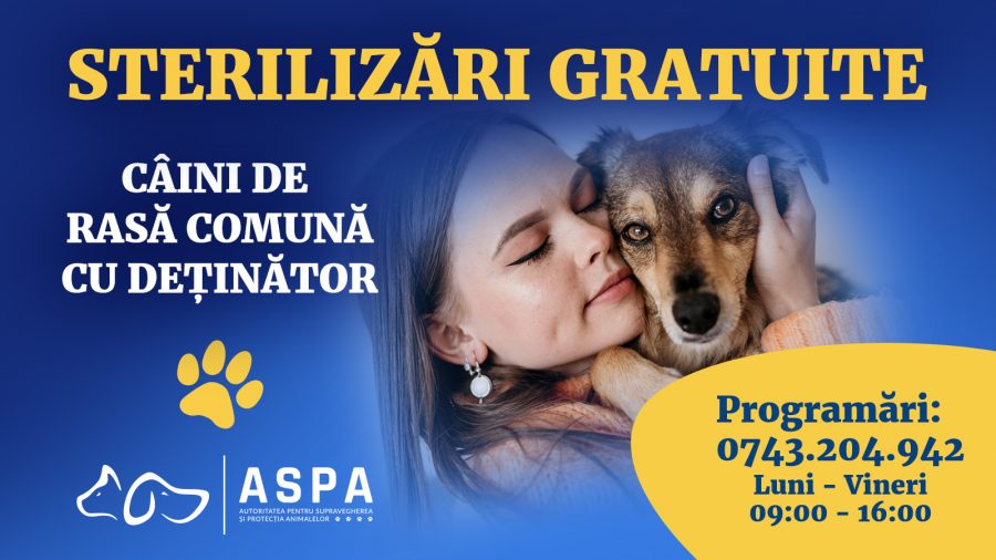 Campania de sterilizare a câinilor de rasă continuă
