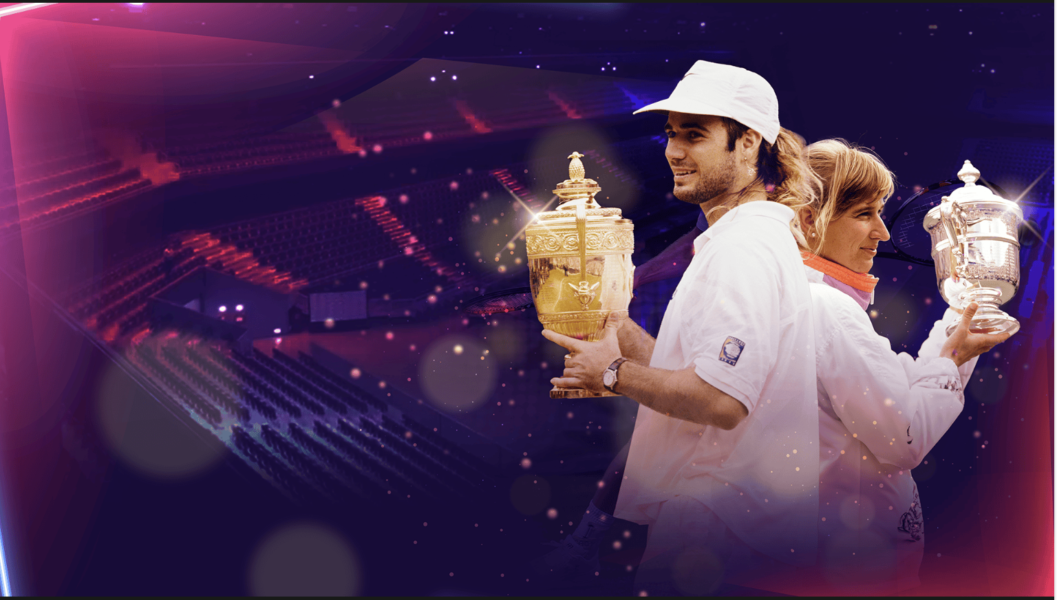 Andre Agassi şi Steffi Graf, meci demonstrativ la Sports Festival de la Cluj Napoca