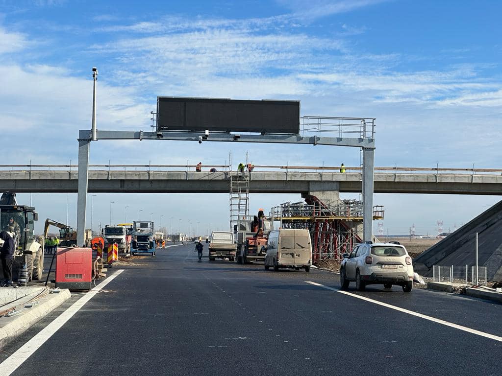 Aproximativ 13 kilometri din Autostrada Bucureştiului vor fi daţi în circulaţie
