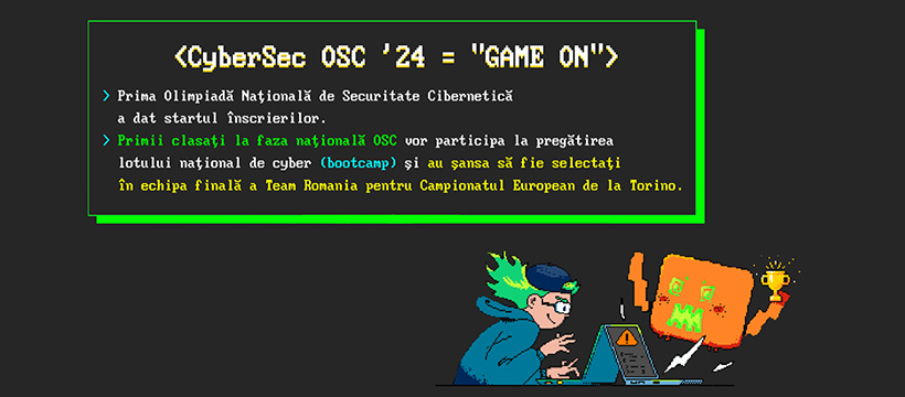 Începe Campionatul Național de Securitate Cibernetică – RoCSC2024