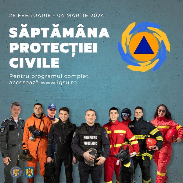 Săptămâna Protecţiei Civile- Evenimente 26 februarie – 4 martie