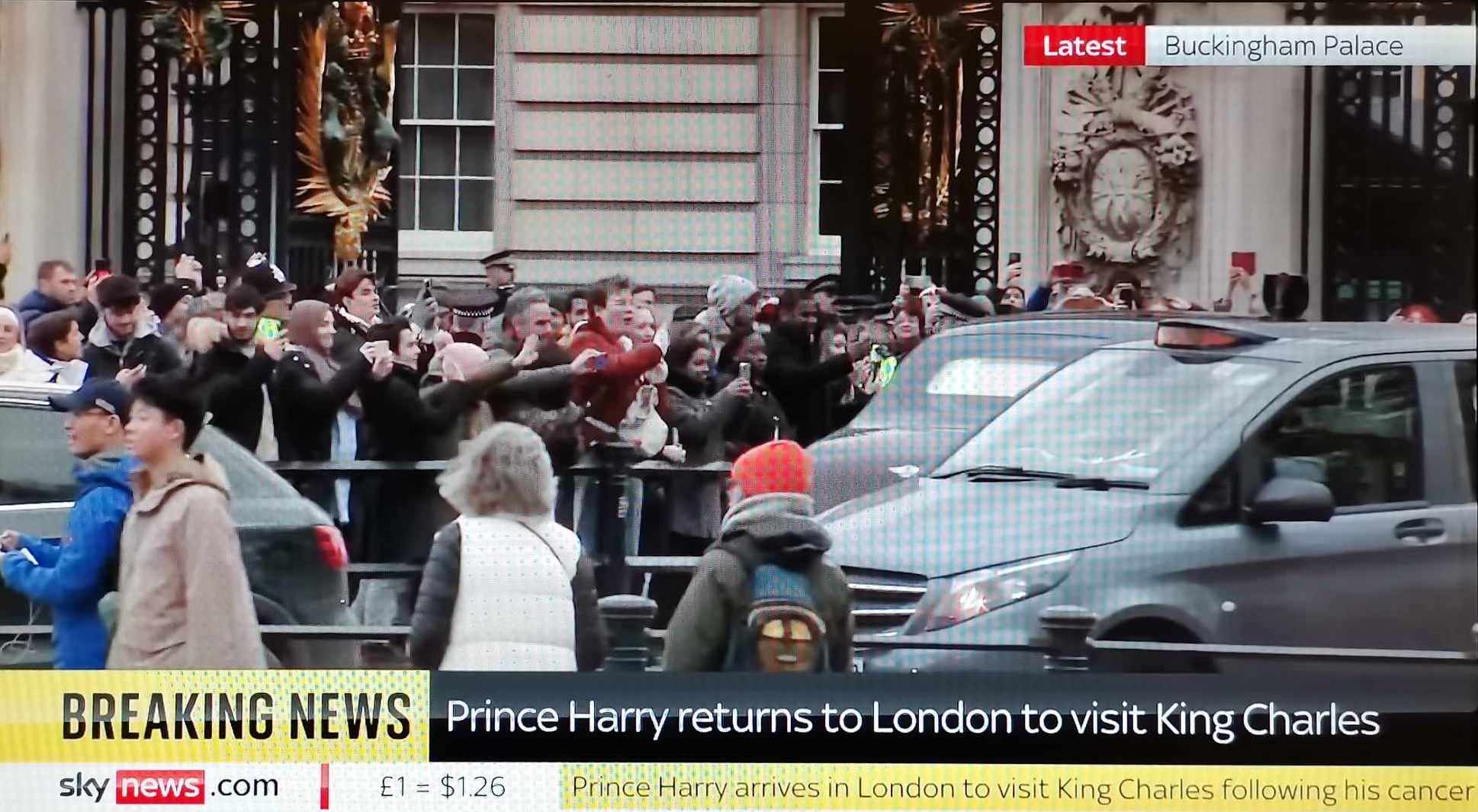 Prinţul Harry a sosit la Londra pentru a-l vizita pe Regele Charles al III-lea!