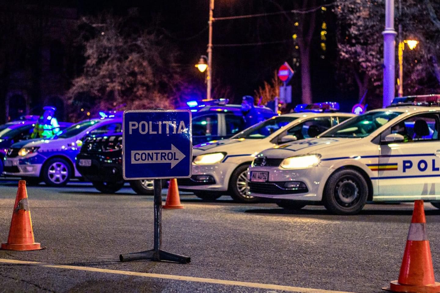 437 de șoferi amendați, într-o singură noapte, pe drumurile de lângă București!