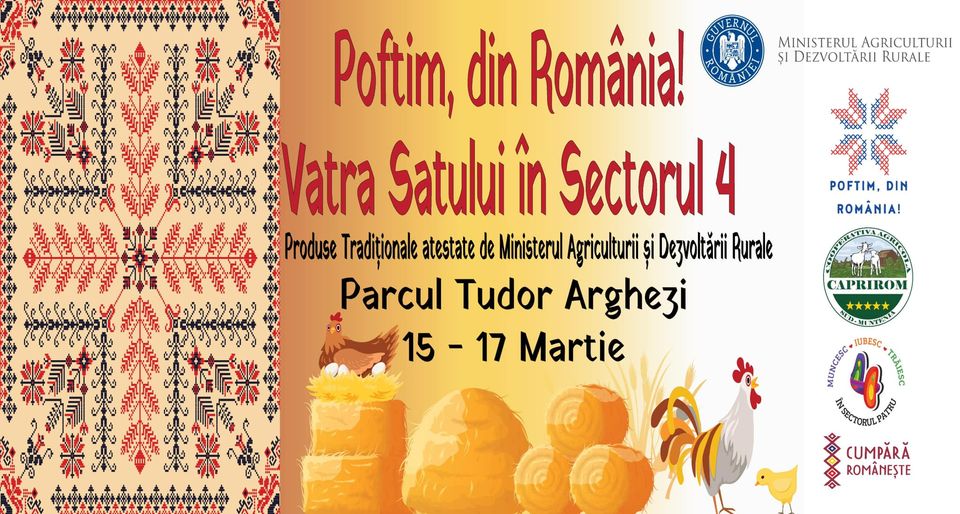 Târg de produse tradiționale, în Parcul Tudor Arghezi!