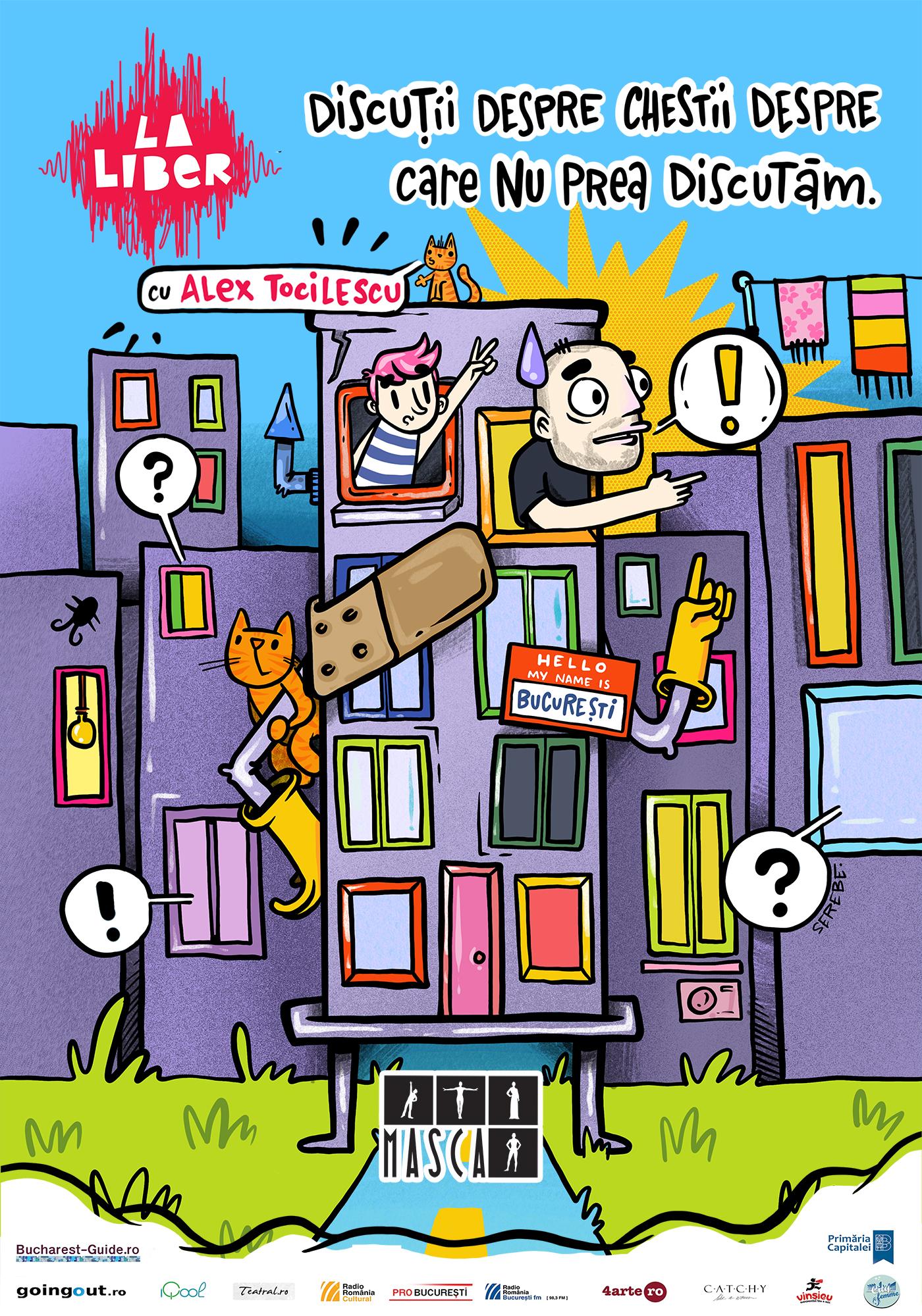 Teatrul Masca organizează a șasea întâlnire din seria de dialoguri moderate de Alex Tocilescu