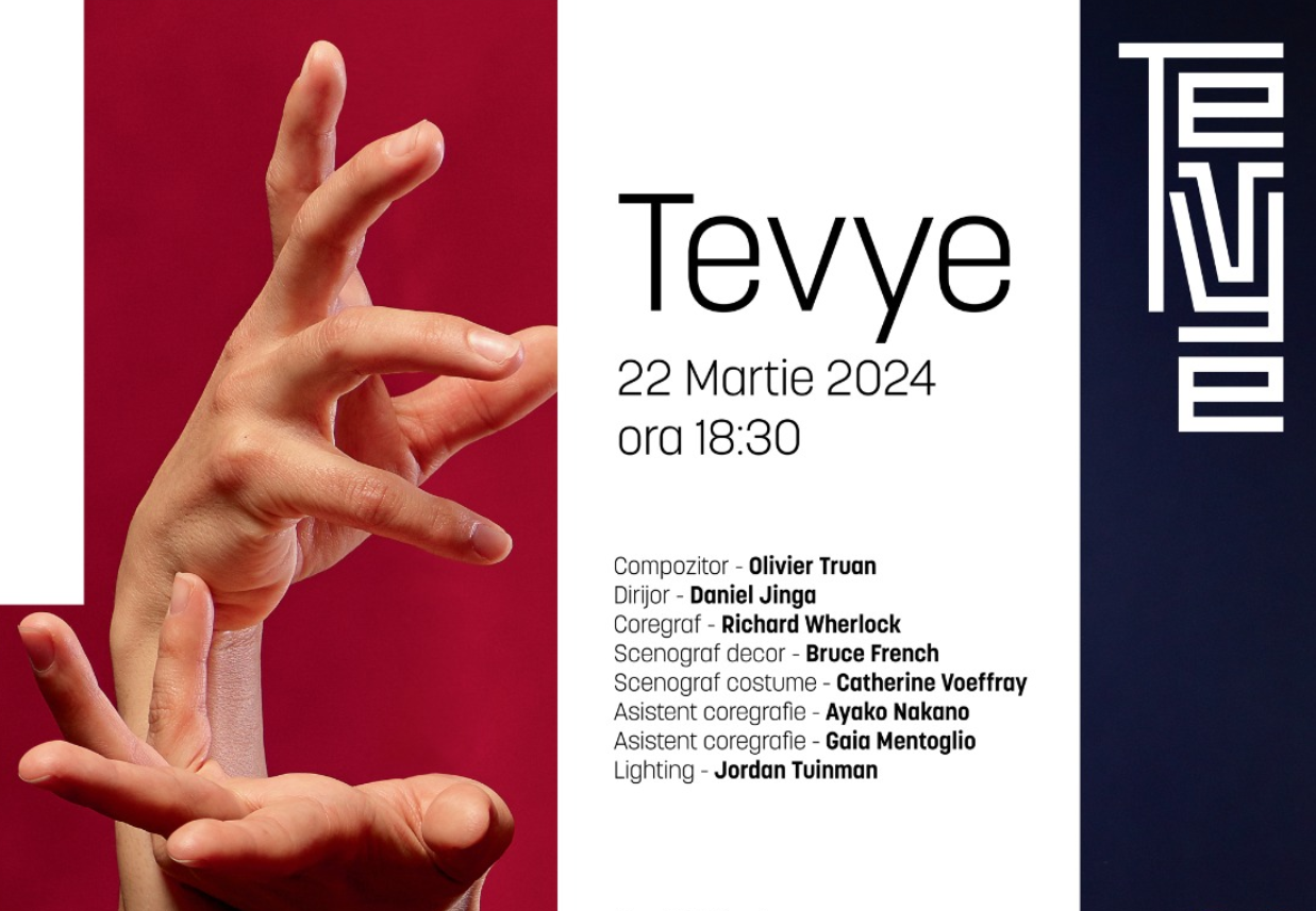 Baletul modern Tevye de Olivier Truan, pe scena ONB, într-o fascinantă experiență de dans și muzică contemporană