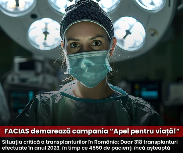 Campanie FACIAS: “Apel pentru viață!”