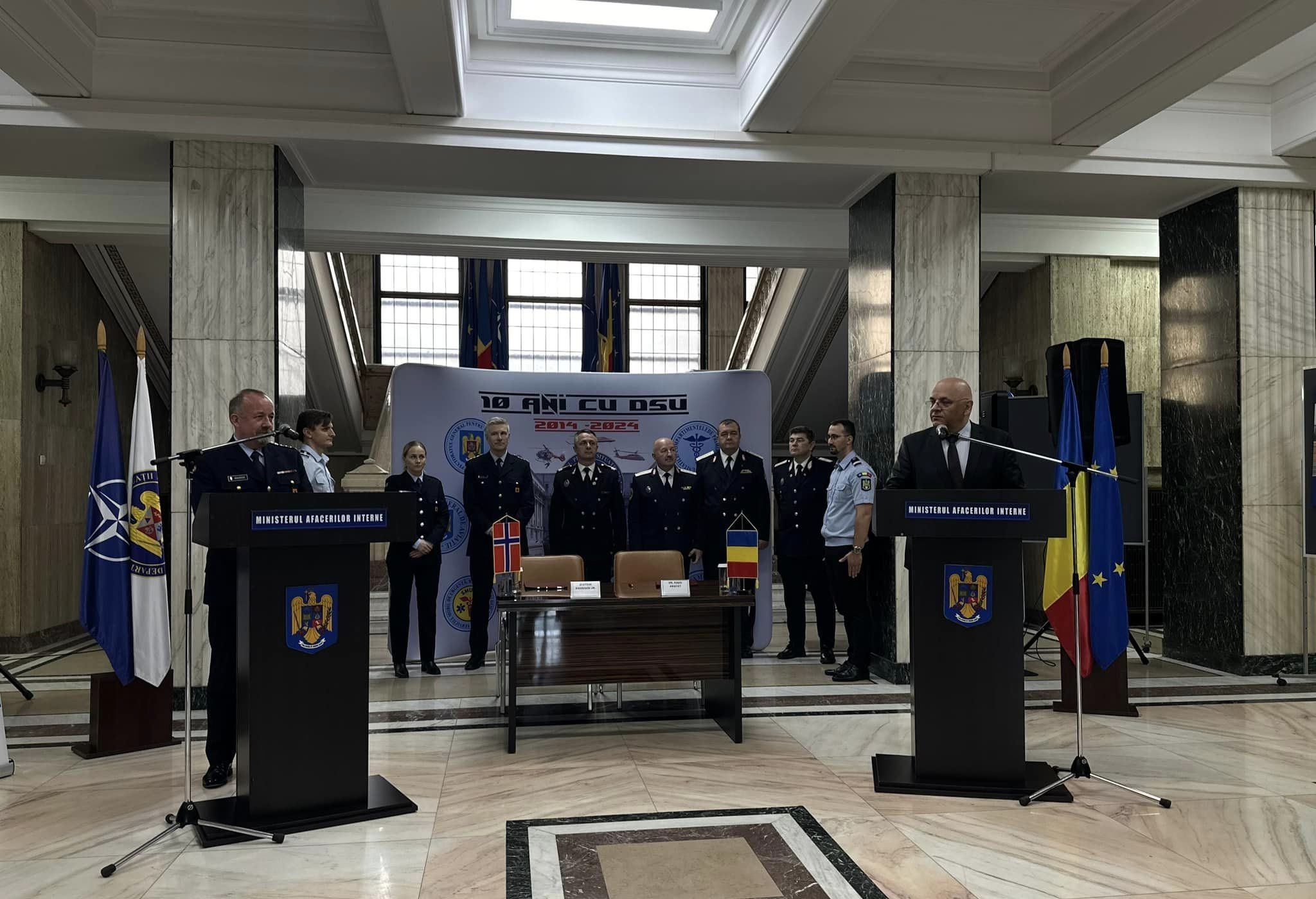 Memorandum de Înțelegere în domeniul protecției civile între Ministerul Afacerilor Interne din România, prin DSU și Apărarea Civilă din Regatul Norvegiei