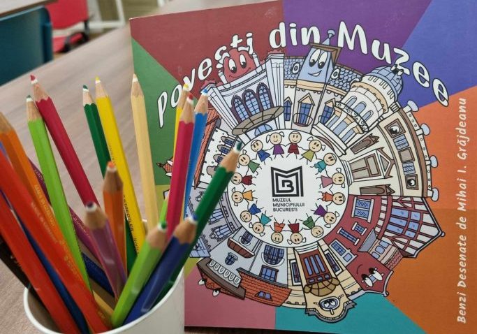 Palatul Suțu găzduiește lansarea volumului „Povești din muzee. Carte de colorat în benzi desenate”