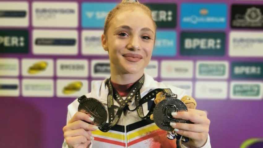 Sabrina Maneca Voinea obține medalia de aur la sol, la Cupa Mondială de la Paris