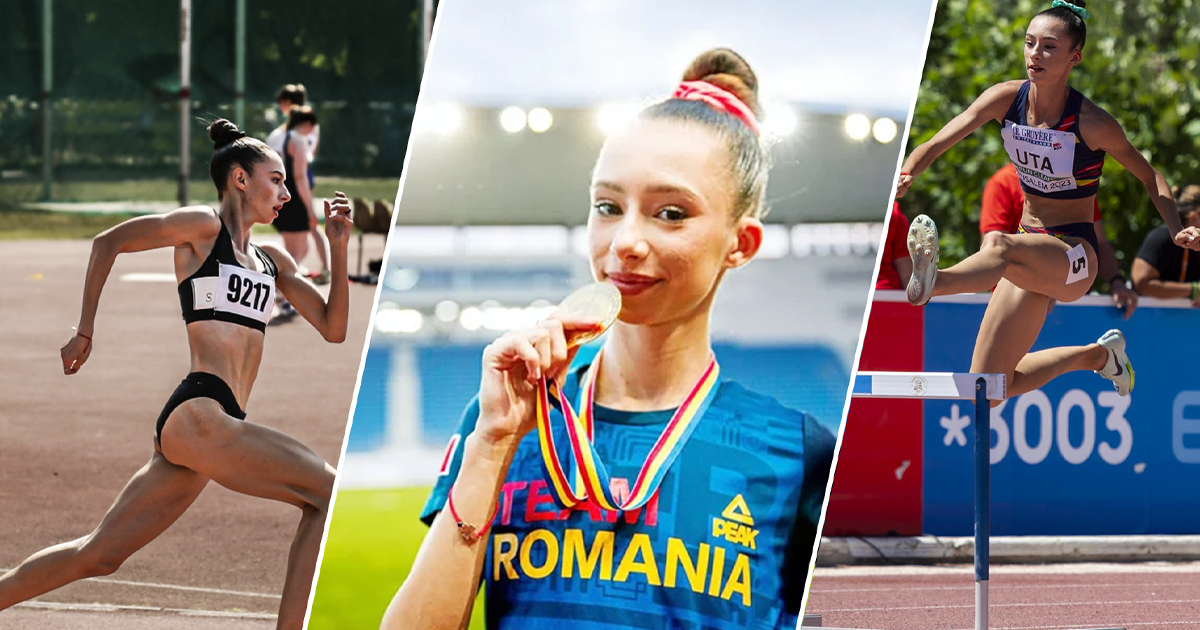 Ștefania Uță, cea mai promițătoare atletă din România, s-a înscris în campania „100 de tineri pentru dezvoltarea României”