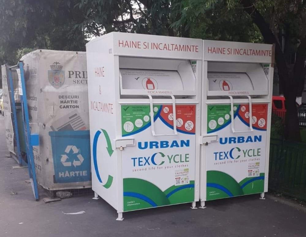 Puncte de colectare selectivă a textilelor în Sectorul 6