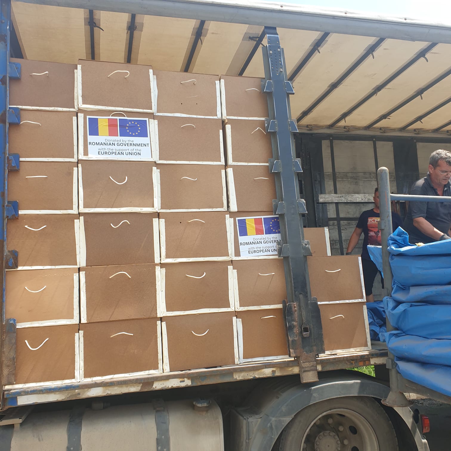 Un nou ajutor al României pentru populația din Fâșia Gaza