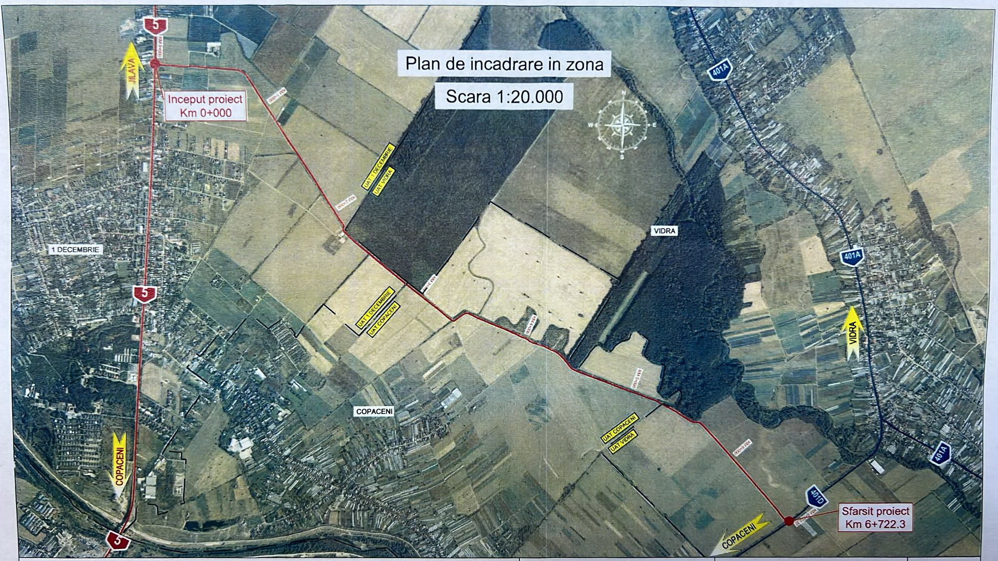 Drumul 1 Decembrie – Vidra va fi modernizat