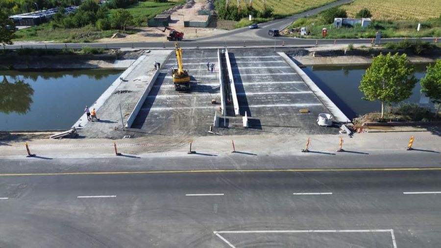 Noul pod rutier peste Dâmbovița din Sectorul 3 este aproape gata