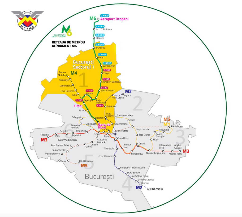 Metrorex a lansat pagina web a Magistralei 6 cu informaţii despre proiect
